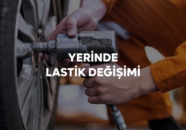 Durmaz Yol Yardım, yerinde lastik değişim hizmeti sunarak yolda kaldığınızda hızlı ve güvenilir destek sağlar. 7/24 hizmet için hemen arayın!